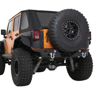 Smittybilt - Smittybilt SRC CARBINE REAR BUMPER - JEEP, 07-18 WRANGLER JK 2/4 DOOR 76745 - Image 2