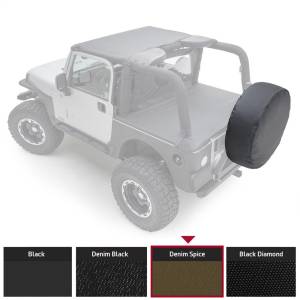 Smittybilt - Smittybilt Spare Tire Cover - Small Tire (27"-29") - Denim Spice 772917 - Image 1