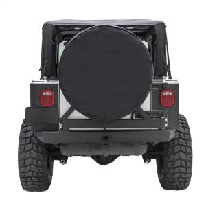Smittybilt - Smittybilt Spare Tire Cover - Medium Tire (30"-32") - Vinyl Black 773201 - Image 2