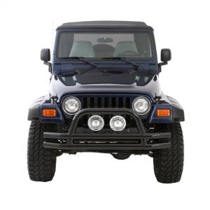 Smittybilt - Smittybilt Tubular Bumper - Front - W/ Hoop - Gloss Black JB48-F - Image 3
