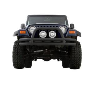 Smittybilt - Smittybilt Tubular Bumper - Front - W/ Hoop - Black Textured JB48-FT - Image 2