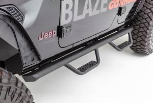 Go Rhino - Go Rhino New Dominator D2 Side Steps w/ Welded Drop Down Hoop Steps D24506T - Image 2
