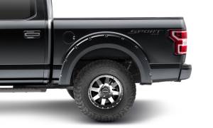 Bushwacker - Bushwacker Fender Flares Pocket Style-Color Shadow Black Smooth Finish 4 Pc 20945-82 - Image 3