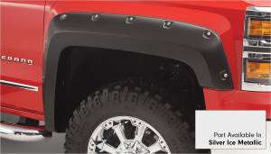 Bushwacker - Bushwacker Fender Flares Pocket Style-Color Quicksilver Metallic Smooth Finish 4 Pc 40957-54 - Image 2