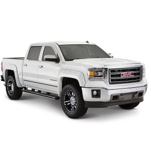 Bushwacker Fender Flares Pocket Style-Color Brilliant Blck Crystl Prlct Smooth Finish 4 Pc 50919-85