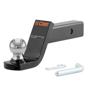 CURT Fusion Ball Mount with 2" Ball (2" Shank, 7,500 lbs., 4" Drop) 45154