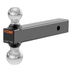 CURT Multi-Ball Mount (2" Solid Shank, 2" & 2-5/16" Chrome Balls) 45665