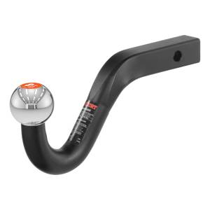 CURT Euro Mount (2" Ball, 1-1/4" Shank, 3,500 lbs., -3/4" High, 8-3/4" Long) 45582