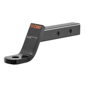 CURT Dual-Length Ball Mount (2" Shank, 7,500 lbs., 4" Drop, 8-1/8" or 11-1/8" Long) 45230