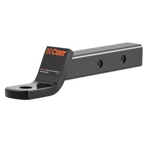 CURT Dual-Length Ball Mount (2" Shank, 7,500 lbs., 2" Drop, 7-1/2" or 10-1/2" Long) 45220