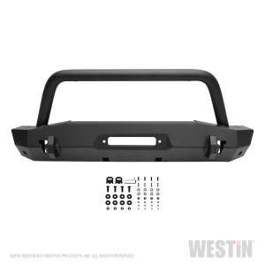 Westin - Westin WJ2 Stubby Front Bumper w/Bull Bar 59-80075 - Image 5