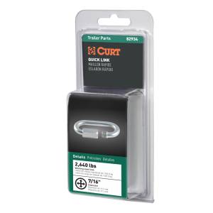 CURT 7/16" Quick Link (13,200 lbs. Breaking Strength, Packaged) 82934