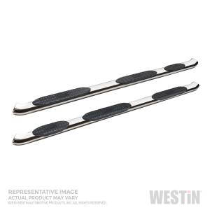Westin - Westin PRO TRAXX 5 Oval Wheel to Wheel Nerf Step Bars 21-534680 - Image 1