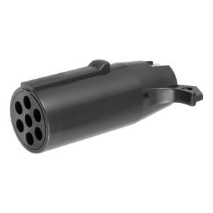 CURT Electrical Adapter (7-Way Round Vehicle to 4-Way Flat Trailer) 57040