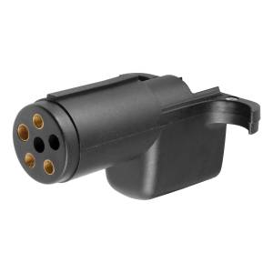 CURT Electrical Adapter (6-Way Round Vehicle to 4-Way Flat Trailer) 57621