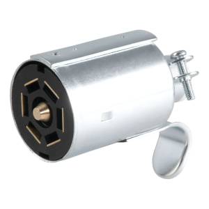 CURT 7-Way RV Blade Connector Plug (Trailer Side, Diecast Metal) 58190