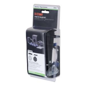 CURT 7-Way RV Blade Connector Plug & Socket with Hardware (Packaged) 58152