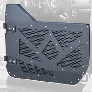 DV8 Offroad - DV8 Offroad Half Door with Aluminum Mesh; Rear HDJL-01R - Image 2
