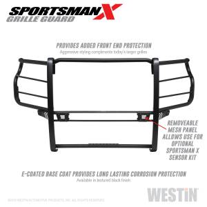 Westin - Westin Sportsman X Grille Guard 40-33995 - Image 7