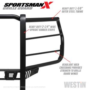 Westin - Westin Sportsman X Grille Guard 40-33995 - Image 8