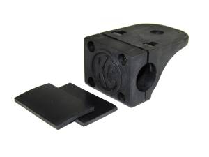 KC HiLiTES Mount Bracket for 0.75" to 1" Tube Clamp - Black - KC 7300 7300