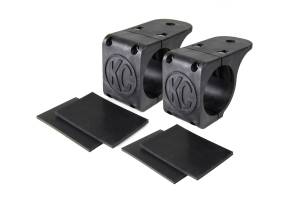 KC HiLiTES Tube Clamp Light Mount Bracket Pair for 2.25" to 2.5" Tube - KC 73081 73081