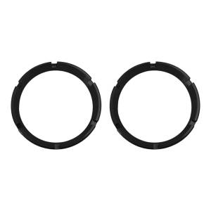 KC HiLiTES KC FLEX Bezels - Black ED Coated (pair) 30551