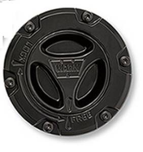 Warn 3 Piece Design 35 Spline 6 Bolt Black Satin Set Of 2 95060