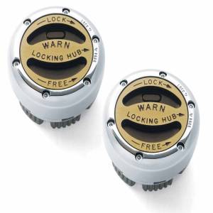 Warn Manual; 30 Spline; Internal Mount; Set Of 2 38826