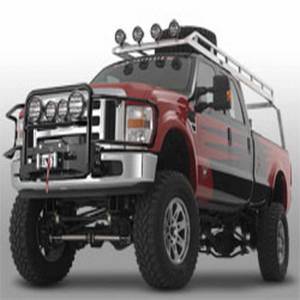 Warn - Warn Generation II Trans4mer Grille Guard Mounts 4 Lights Black 80143 - Image 3