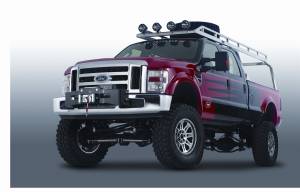 Warn - Warn Generation II Trans4mer Grille Guard Mounts 4 Lights Black 80143 - Image 4