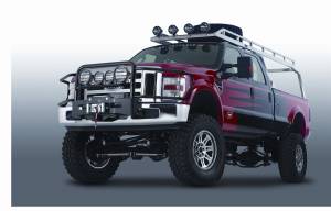 Warn - Warn Tall Polished Stainless Steel Brush Guard Skid Plate Step Plate 85060 - Image 3