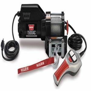 Warn Portable Utility Winch 1500 LB Cap 43 Ft Wire Rope 85330