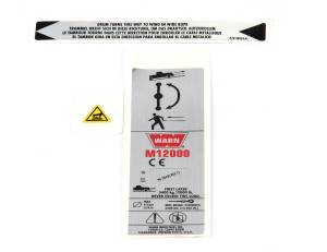 Warn Winch Label 38424