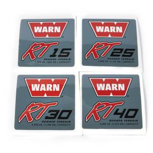 Warn Winch Label 77838