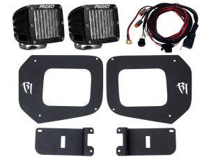 RIGID Industries RIGID 2016-2020 Toyota Tacoma Fog Light Mount Kit, Includes D-Series SAE White 465673