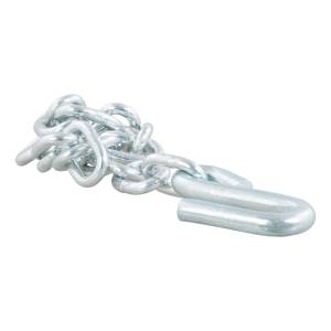 CURT 27" Safety Chain with 1 S-Hook (7,000 lbs, Clear Zinc) 80300