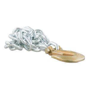 CURT 35" Safety Chain with 1 Clevis Hook (11,700 lbs, Clear Zinc) 80314