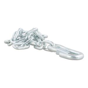 CURT 27" Safety Chain with 1 Snap Hook (5,000 lbs, Clear Zinc) 80313