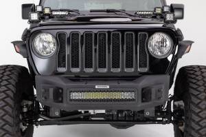 Go Rhino - Go Rhino Rockline Winch & LED Ready Front Stubby Bumper, JK, JL and JT Wrangler 331100T - Image 2