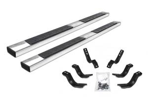 Go Rhino 6" OE Xtreme II Stainless SideSteps Kit - 87" Long + Brackets 6862451687PS
