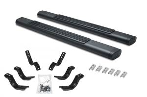 Go Rhino 6" OE Xtreme Textured Black SideSteps Kit - 52" Long bars + Brackets 686412652T