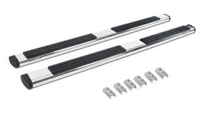 Go Rhino 6" OE Xtreme Side Steps, Polished Stainless, 87" long 686449987PS