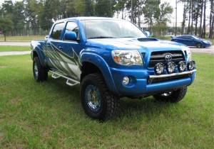 N-Fab - N-Fab Light Mounting - Light Bar (4-9") - 05-11 Tacoma - Gloss Blk T054LB - Image 4