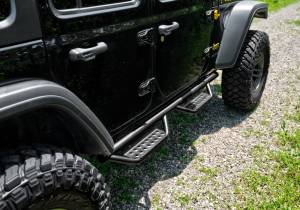 N-Fab - N-Fab Nerf Step RS - Full Len (2 Stps) - 18-22 Wrangler JL 2Dr - TX Blk 518414622 - Image 6