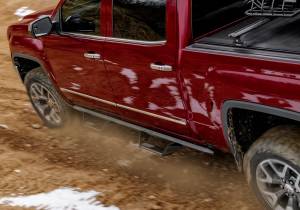 N-Fab - N-Fab Predator Pro - Cab Len (2 Steps) - 10-18 Ram 2500/3500/4500/5500 Mega - TX Blk PRD1090MC-TX - Image 1