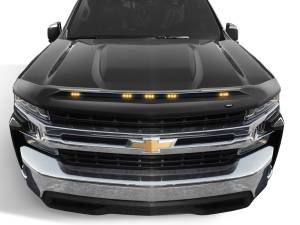 Auto Ventshade (AVS) - Auto Ventshade (AVS) Aeroskin Lightshield Color-Match Hood Protector; Black 753168-GBA - Image 2