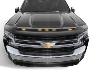 Auto Ventshade (AVS) - Auto Ventshade (AVS) Aeroskin Lightshield Color-Match Hood Protector; Silver Metallic 753168-GAN - Image 2