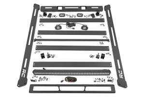 Rough Country Jeep Roof Rack System w/ Black-Series LED Lights (07-18 JK) 10615