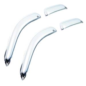 Auto Ventshade (AVS) - Auto Ventshade (AVS) Ventvisor Deflector; Chrome; Outside Mount; 4 pc. 684808 - Image 2